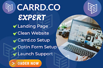 carrd co website carrd landing page systeme io   landing page redesign webflow