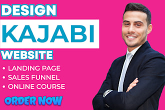 build kajabi website kajabi landing page kajabi online course, thinkific website