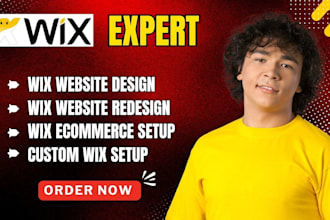 create wix website develop wix studio, wix ecommerce, wix website redesign
