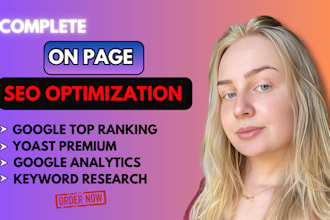 do onpage SEO, technical fixes on wordpress, wix and shopify