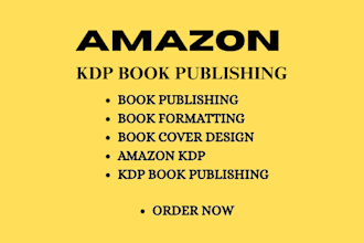 do amazon KDP book formatting, publishing, and book promotion
