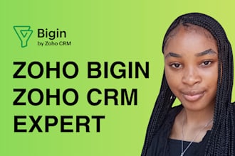 setup zoho bigin API zoho integration workflow zoho CRM zoho expert zoho website