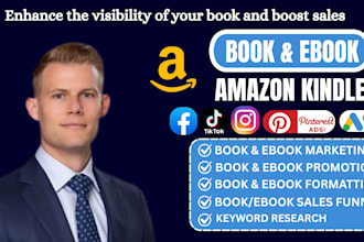do ebook marketing, book promotion, ebook sales funnel and ebook formatting