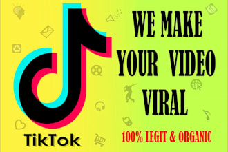 organically grow and promote your tiktok account, grow followers
