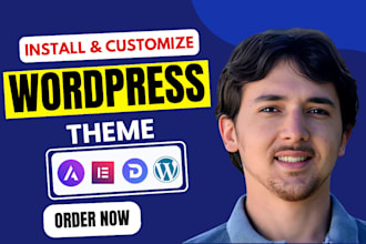 build a responsive wordpress website with divi theme, elementor pro, wpbakery