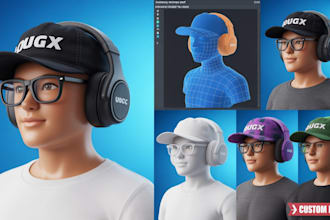 design high quality roblox ugc hats, glasses and accessories