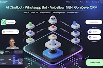 ai voice flow agent whatsapp api ai chatbot n8n workflow automation gohighlevel
