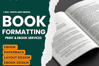 do ebook formatting, book formatting for paperback, amazon KDP, kdp publishing