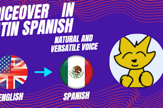 record your ad in latin spanish
