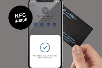 develop nfc mobile apps, websites, nfc payment systems, and smart business cards