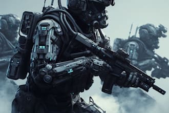 write original military science fiction or adventure short stories