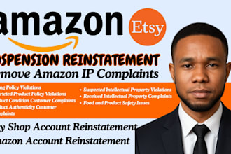 write appeal for amazon etsy account suspension product listing reinstatement