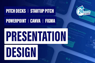 create microsoft powerpoint presentation, google slides, sales pitch deck