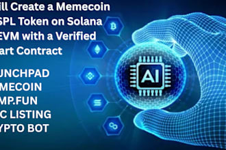 create launchpad, cmc listing, spi token with ai agent, memecoin