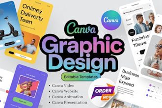 canva design expert canva video canva website design presentation infographics