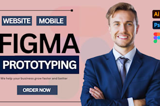 do UI UX design for mobile app and website UI UX design in figma prototype