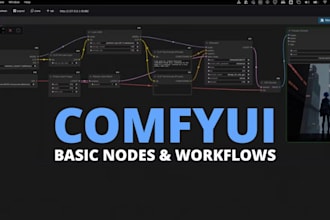 setup and teach comfyui workflow with stable diffusion serverless API flux lora