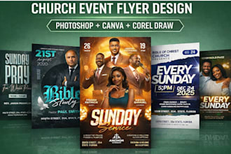 church flyer church flyer design church design flyer design in 24 hours