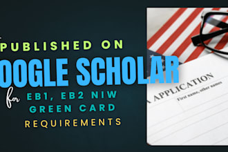 write and publish well detailed articles to meet eb1 eb2 niw o1 criteria