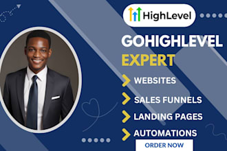build gohighlevel automation,ghl ivr, ai seo audit and chatbot and course funnel