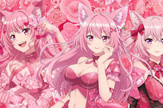 create vtuber model nsfw furry avatar 3d anime vrchat vrm vrc live2d