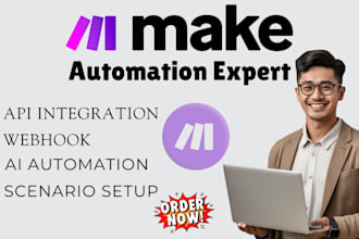 set up make com automation made com with make n8n zapier as a make expert