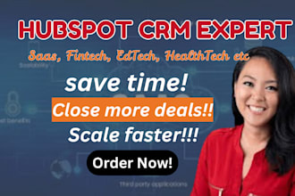 setup hubspot crm for saas fintech healthtech lead tracking and demo conversion