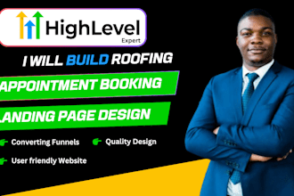 gohighlevel appointment booking automation roofing application funnel ghl expert