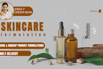 formulate natural organic skincare and cosmetic beauty products