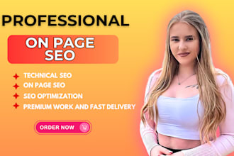 do wordpress onpage SEO with yoast, and technical optimization