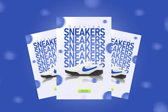 design amazing shoes poster for your brand
