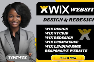 design, redesign, or build professional wix websites, wix studio, wix ecommerce