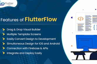 be your flutterflow developer for flutter app development, flutter flow