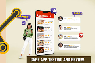 test and review your game on steam,PC, ios,android or any platforms