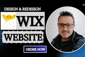 build or redesign wix website or wix studio site, wix store and design services