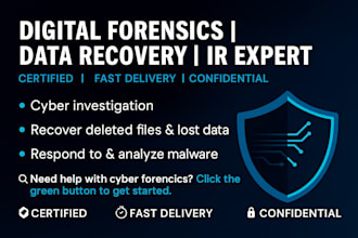 do digital forensics and data recovery