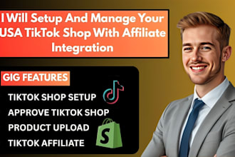 setup and manage your USA tiktok shop with affiliate integration