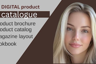 design product catalog lookbook, brochure booklet sell sheet media press kit epk