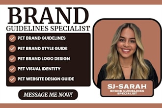 create pet brand guidelines pet visual identity pet logo usage pet color palette