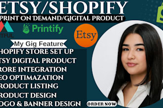 etsy shopify print on demand,printful printify print on demand