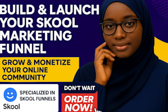 build a skool marketing funnel to grow and monetize you skool online community