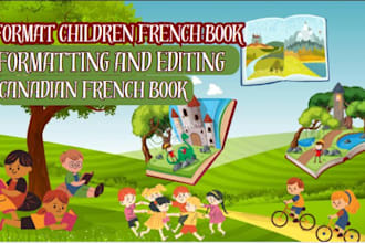 publish canadian french children book format french book