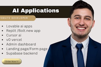 build ai lovable replit bolt new cursor v0 form landing page ai website supabase