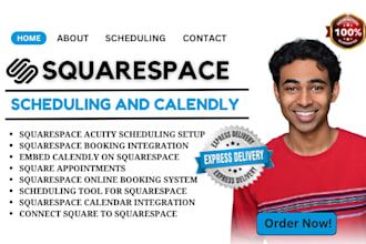 setup squarespace acuity scheduling square booking appointment calendly