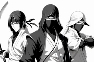 draw manga storyboard anime manga comic page manga artist webtoon manga art