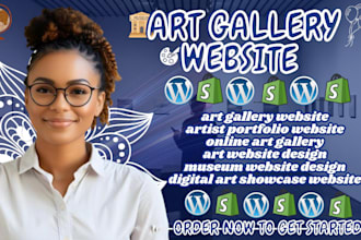 art gallery website design online art gallery museum site artist portfolio site