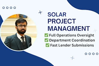 manage your solar projects as your project manager