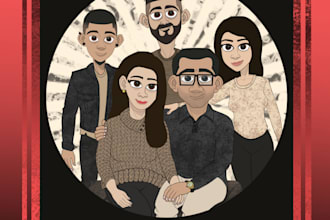 create a family portrait for you