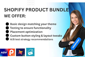 setup shopify product bundle panda vistals pumper  bundler rapi koala aov