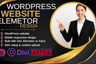 expertly build your wordpress site using divi, elementor, or astra themes